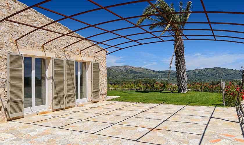 Blick auf die Ferienvilla Mallorca PM 5240
