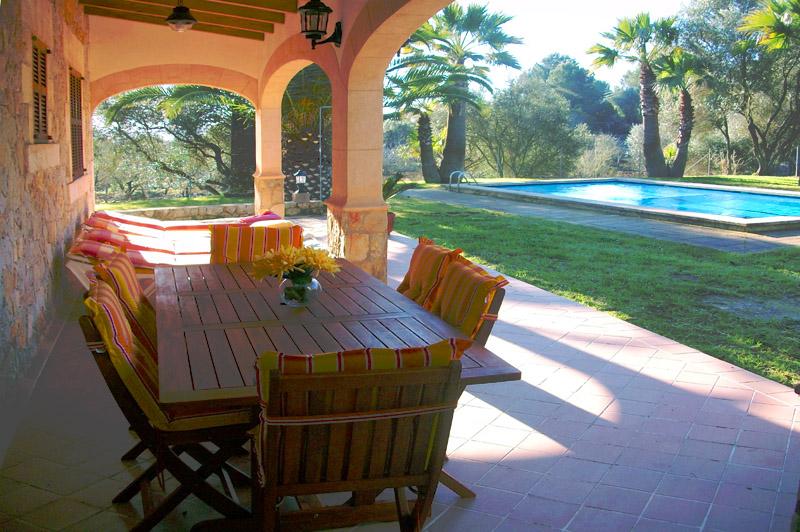 Terrasse und Pool Finca Mallorca Arta PM 572 