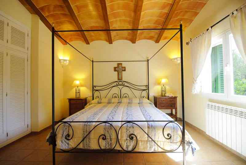 Schlafzimmer Ferienfinca Mallorca Süden PM 6542