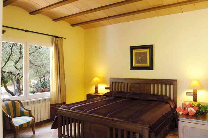Schlafzimmer Ferienfinca Mallorca Süden PM 6542