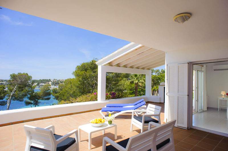 Terrasse mit Meerblick Ferienvilla Mallorca für 12 Personen PM 6584